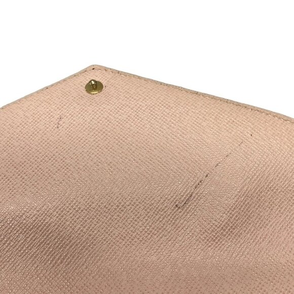 Auth LOUIS VUITTON Portefeuille Jeanne M62203 Rose Ballerine Monogram CA2176 - Picture 9 of 14